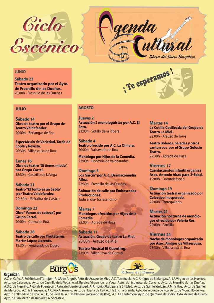 AGENDA CULTURAL RIBERA DEL DUERO